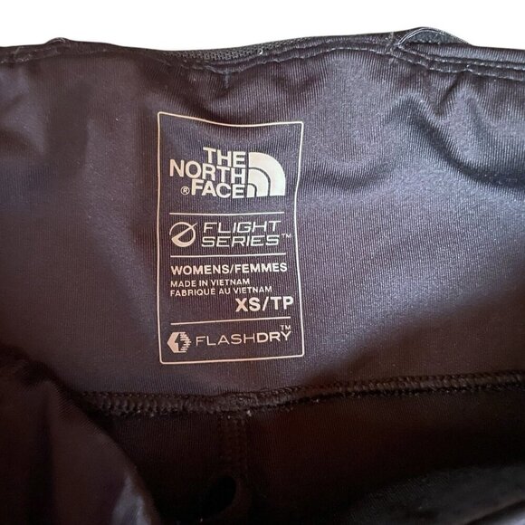 The North Face Womens Leggings XS Black Flight Series FlashDry Cropped Running - Picture 9 of 9